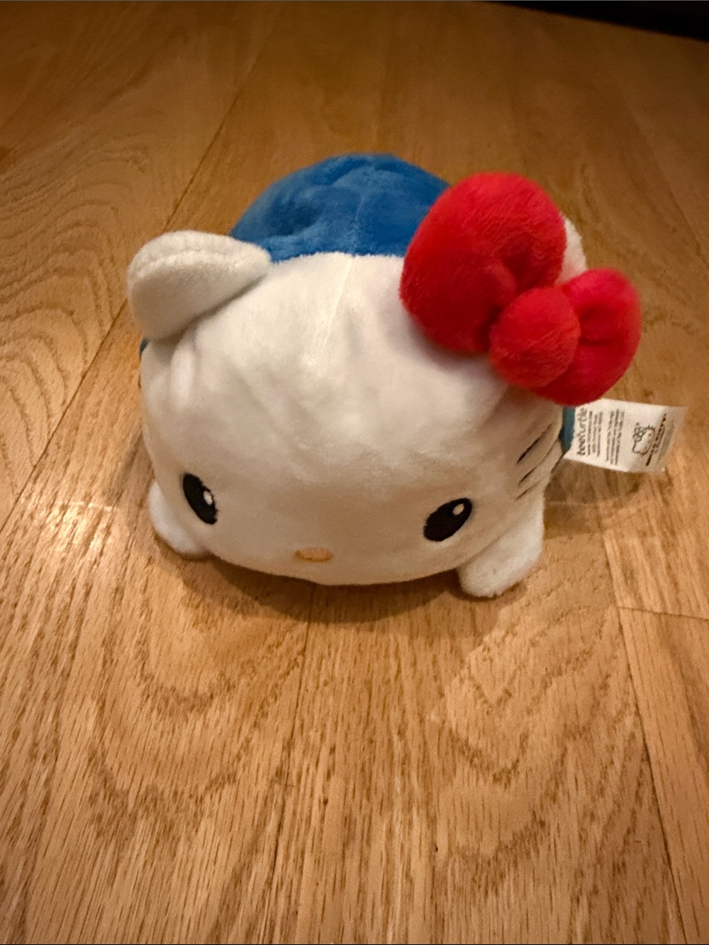 TeeTurtle x Sanrio Hello Kitty White & Blue Reversible Plush 2022